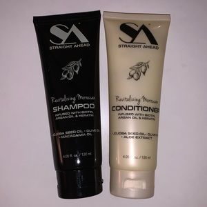 5/$25❗️SA Straight Ahead Revitalizing Moroccan Shampoo & Conditioner
